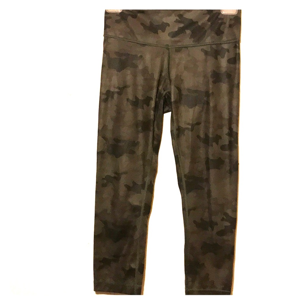 Green camo lulu lemon leggings